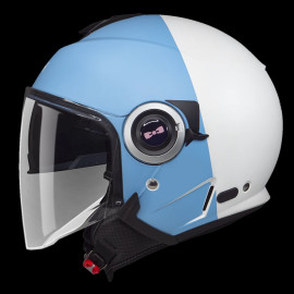 Eden Park Helm Airoh Blau / Rosa Motorradhelm H23AHTCQ0002