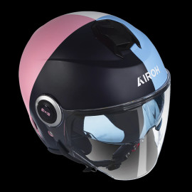 Eden Park Helm Airoh Blau / Rosa Motorradhelm H23AHTCQ0002