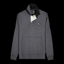 Eden Park Sweatshirt with shirt collar Petit Poucet New Zealand Grey H23MAICA0014 - men