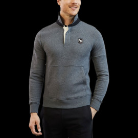 Eden Park Sweatshirt with shirt collar Petit Poucet New Zealand Grey H23MAICA0014 - men