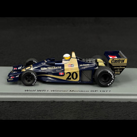 Jody Scheckter Wolf WR1 Nr 20 Sieger 1977 Monaco F1 Grand Prix 1/43 Spark S9996