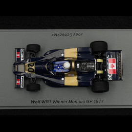 Jody Scheckter Wolf WR1 Nr 20 Sieger 1977 Monaco F1 Grand Prix 1/43 Spark S9996