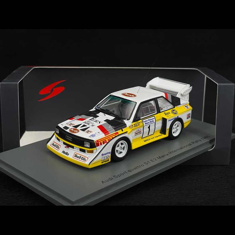 Audi Sport Quattro S1 E2 n° 1 Rally Manx International 1985 1/43