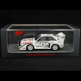 Audi Sport Quattro S1 E2 n° 1 British Midland Ulster Rally 1985 1/43 Spark S7898