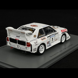 Audi Sport Quattro S1 E2 n° 1 British Midland Ulster Rally 1985 1/43 Spark S7898