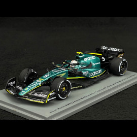 Sebastian Vettel Aston Martin AMR22 n° 5 Last Race 2022 Abu Dhabi F1 Grand Prix 1/43 Spark S8552
