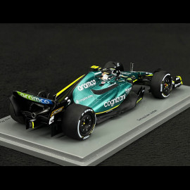 Sebastian Vettel Aston Martin AMR22 Nr 5 letztes Rennen 2022 Abu Dhabi F1 Grand Prix 1/43 Spark S8552