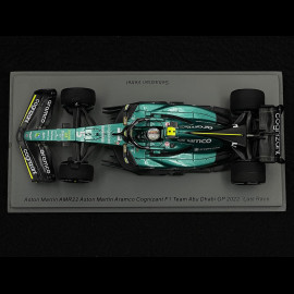Sebastian Vettel Aston Martin AMR22 Nr 5 letztes Rennen 2022 Abu Dhabi F1 Grand Prix 1/43 Spark S8552
