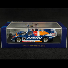 Porsche 962 C n° 16 24h Le Mans 1991 Repsol 1/43 Spark S9886