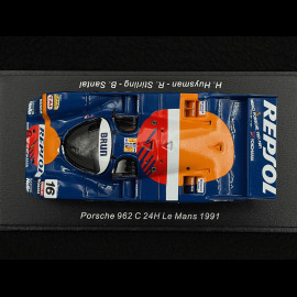 Porsche 962 C n° 16 24h Le Mans 1991 Repsol 1/43 Spark S9886