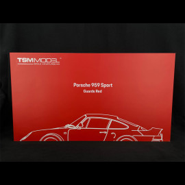 Porsche 959 Sport 1987 Indischrot 1/12 TrueScale TSM120010