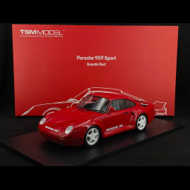 Porsche 959 Sport 1987 Guards red 1/12 TrueScale TSM120010
