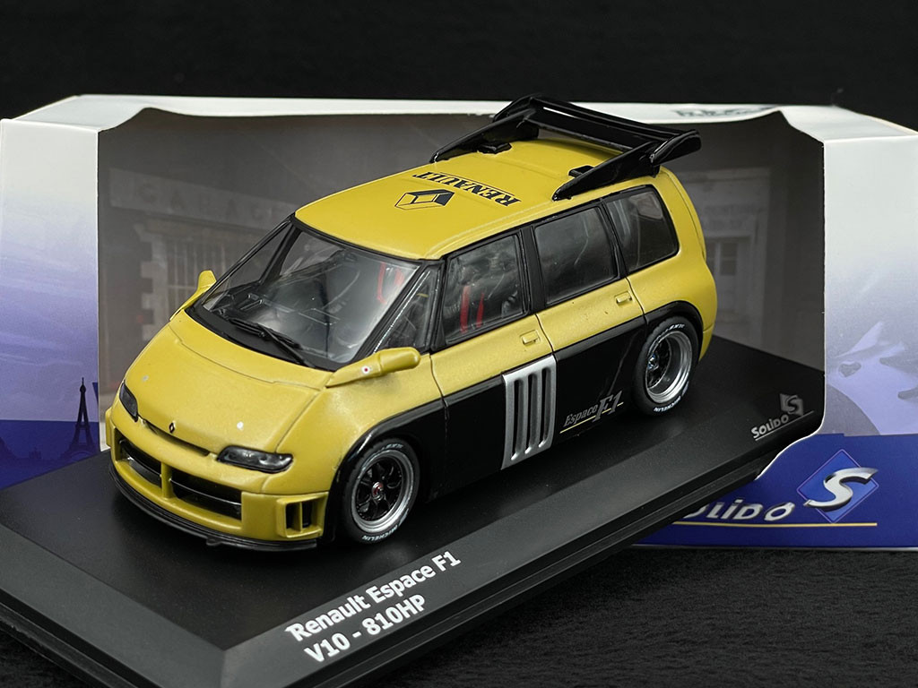 Renault Espace F1 1994 Gold / Black 1/43 Solido S4313901 - Elfershop