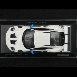 Porsche 911 GT3 RS Type 992 2023 IAA Edition White / Blue Stripes 1/43 Spark WAP0200610SGT3