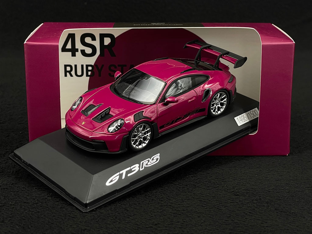 Porsche 911 GT3 RS Type 992 2023 Rubystone Red 1/43 Spark