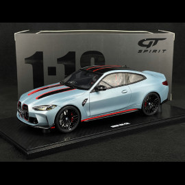 BMW M4 CSL 2022 Grau / Schwarz 1/18 GT Spirit GT427