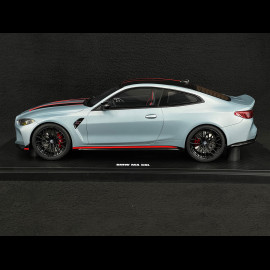 BMW M4 CSL 2022 Grau / Schwarz 1/18 GT Spirit GT427