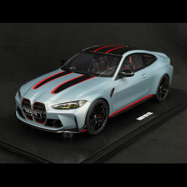 BMW M4 CSL 2022 Grau / Schwarz 1/18 GT Spirit GT427
