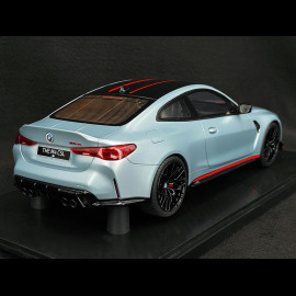 BMW M4 CSL 2022 Grau / Schwarz 1/18 GT Spirit GT427