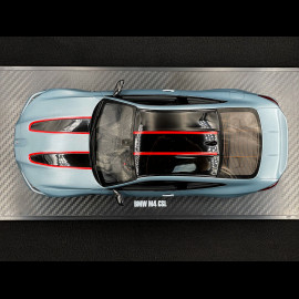 BMW M4 CSL 2022 Grau / Schwarz 1/18 GT Spirit GT427