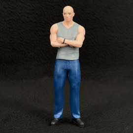 Figur muskulöser Mann Straßenrennfahrer Diorama 1/18 Premium 18005