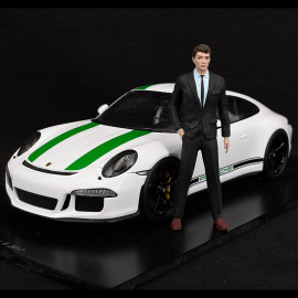 Figur Mann im Anzug Geschäftsführer der Rennstrecke Diorama 1/18 Premium 18006