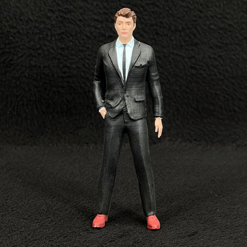 Figur Mann im Anzug Geschäftsführer der Rennstrecke Diorama 1/18 Premium 18006