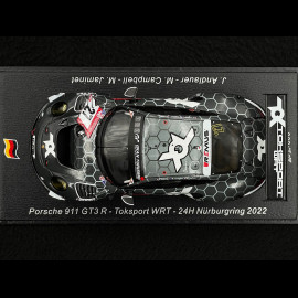 Porsche 911 GT3 R Type 991 n° 27 24h Nürburgring 2022 1/43 SG865