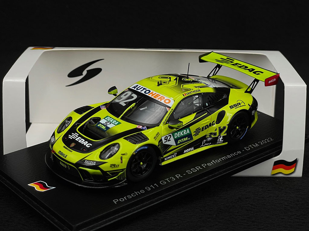 Porsche 911 GT3 R Type 991 n° 92 SSR Performance DTM 2022 1/43