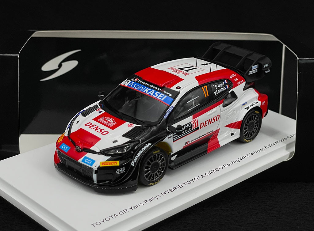 Toyota GR Yaris Rally1 Hybrid n° 17 Winner Rallye Monte Carlo 2023  Sébastien Ogier 1/43 Spark S6718 Elfershop