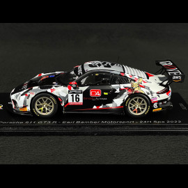 Porsche 911 GT3 R Typ 991 n° 16 24h Spa 2022 1/43 SB530