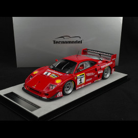 Ferrari F40 GTE 3.5L Turbo V8 Nr 1 Sieger 6h Vallelunga 1996 Ennea 1/18 Tecnomodel TM18-286C