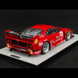 Ferrari F40 GTE 3.5L Turbo V8 Nr 29 BPR 1000km Suzuka 1996 Ennea 1/18 Tecnomodel TM18-286D