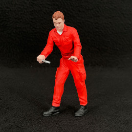 Figurine mechanic with adjustable wrench Diorama 1/18 Premium 18009