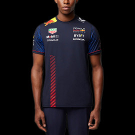 Red Bull Racing F1 Grand Prix T-shirt Verstappen Perez Nachtblau TM2644 - Herren