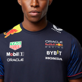 Red Bull Racing F1 Grand Prix T-shirt Verstappen Perez Night blue TM2644 - Men
