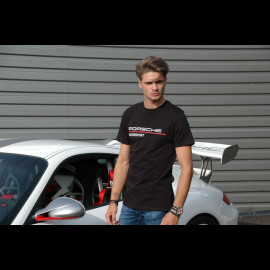 Duo Porsche Sweatshirt Motorsport + Porsche T-shirt Motorsport Schwarz