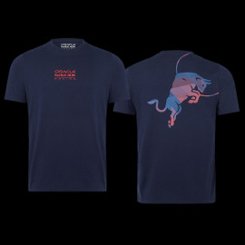 Red Bull Racing F1 Grand Prix T-shirt Verstappen Perez Lightweight Nachtblau TU3137 - Unisex