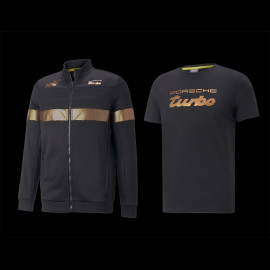 Duo Porsche Jacket Porsche Turbo Puma + Porsche	T-Shirt Turbo Black / Gold