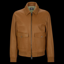 Duo Porsche x BOSS Jacke Glattleder + Porsche x BOSS Jeans Tapered Stretch