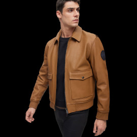 Duo Porsche x BOSS Jacke Glattleder + Porsche x BOSS Jeans Tapered Stretch