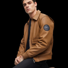 Duo Porsche x BOSS Jacket Goat Leather + Porsche x BOSS Jeans Tapered Stretch