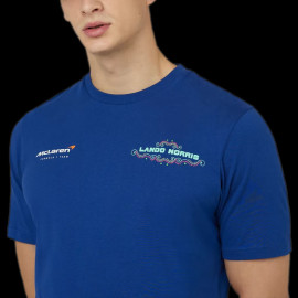 McLaren Mexico F1 Grand Prix T-shirt Lando Norris Night blue TU4460 - Unisex