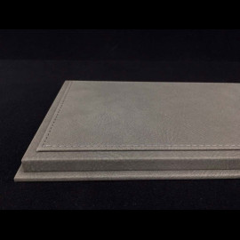 1/18 Vitrine für Porsche Modelle Boden kunstleder grau premium quality