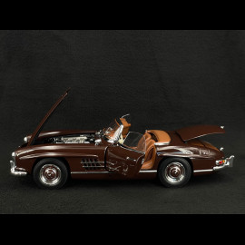 Mercedes-Benz 300 SL Roadster W198 1957 Dunkelrot 1/18 Minichamps 180039037