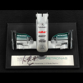ULTRA RARE - Handsigniert Michael Schumacher Mercedes W02 Nose Cone F1 1/12 Amalgam