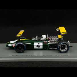 Jacky Ickx Brabham BT26A Nr 4 Platz 6. 1969 España F1 Grand Prix 1/43 Spark S8315