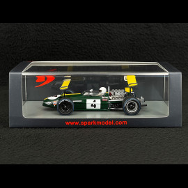 Jacky Ickx Brabham BT26A Nr 4 Platz 6. 1969 España F1 Grand Prix 1/43 Spark S8315