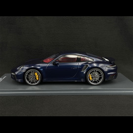 Porsche 911 Turbo S Type 992 2021 Nachtblau metallic 1/18 Schuco 450052500