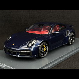 Porsche 911 Turbo S Type 992 2021 Nachtblau metallic 1/18 Schuco 450052500